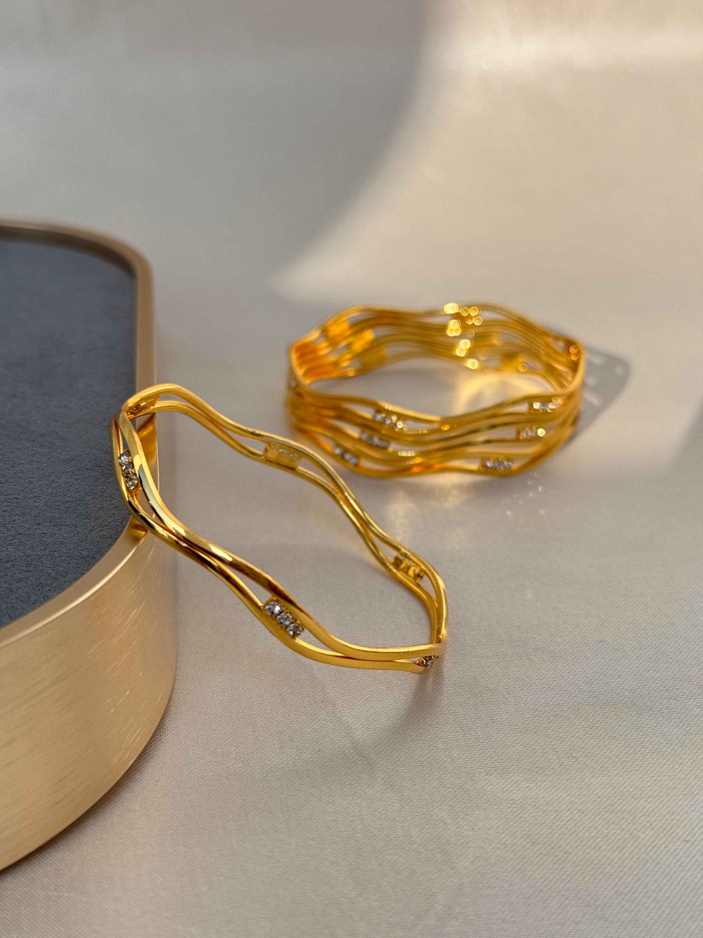 MICRO GOLD PLATED ANTI TARNISH BANGLES