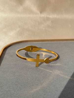 CROSS 18K GOLD PLATED BRACELET