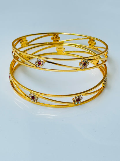 MICRO GOLD PLATED ANTI TARNISH BANGLES
