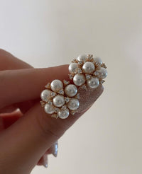 18K NATURAL PEARL EARRINGS