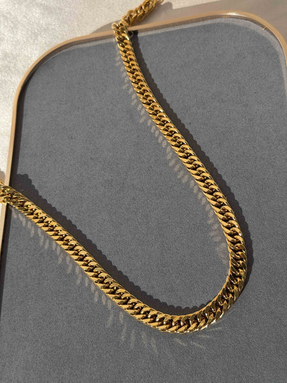 MENS’S 18k GOLD PLATED CUBANS CHAIN