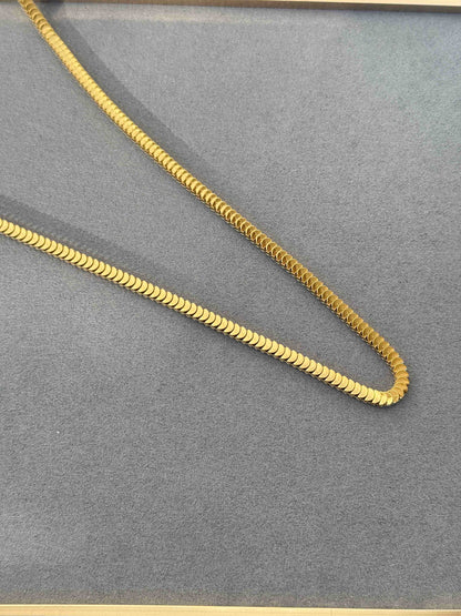 MEN’S 18k GOLD PLATED CHAIN - 5MM