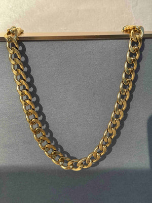 CUBANS MICRO GOLD PLATED CHAINS - 12.5 MM