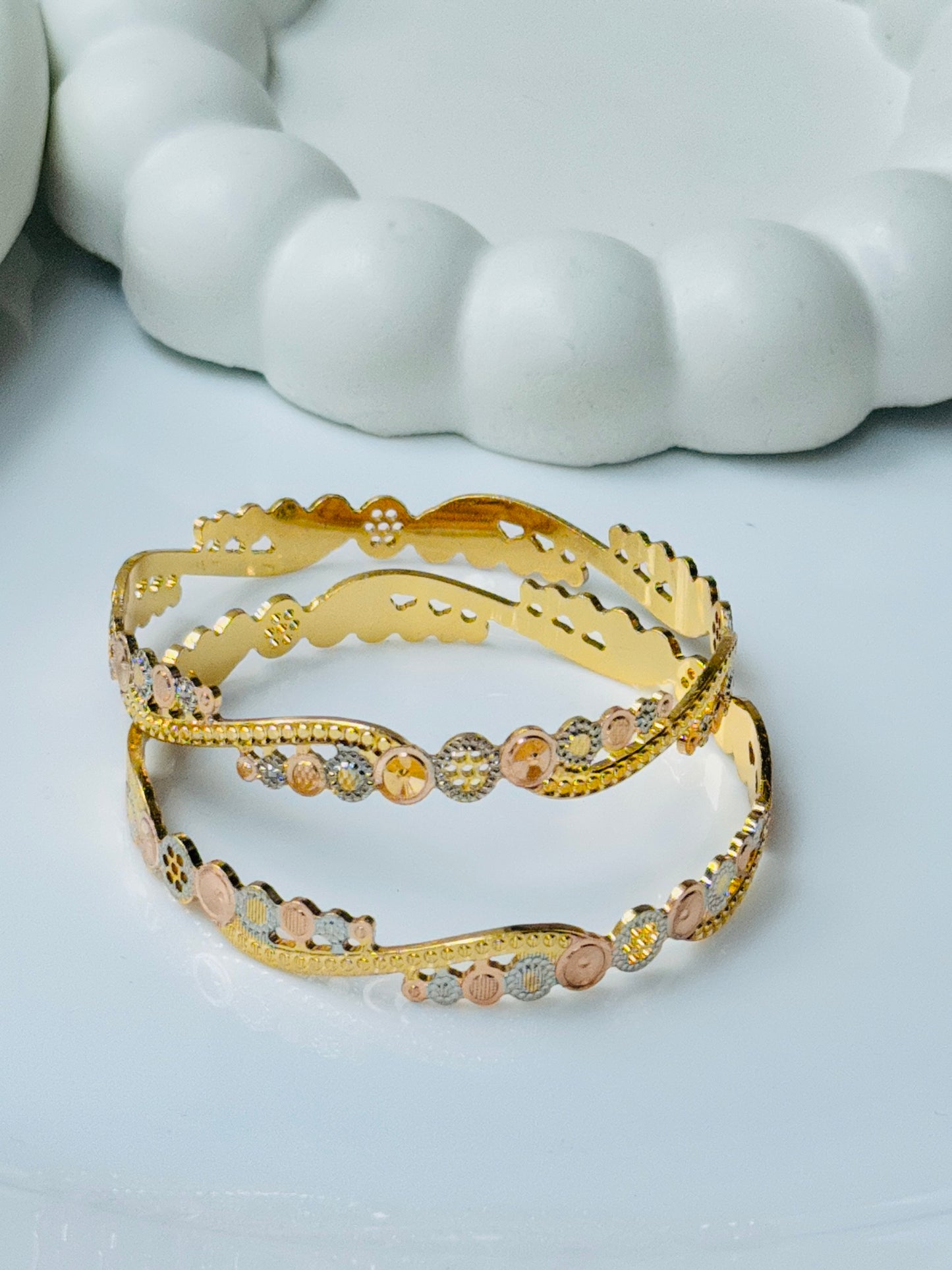 MICRO GOLD PLATED ANTI TARNISH BANGLES