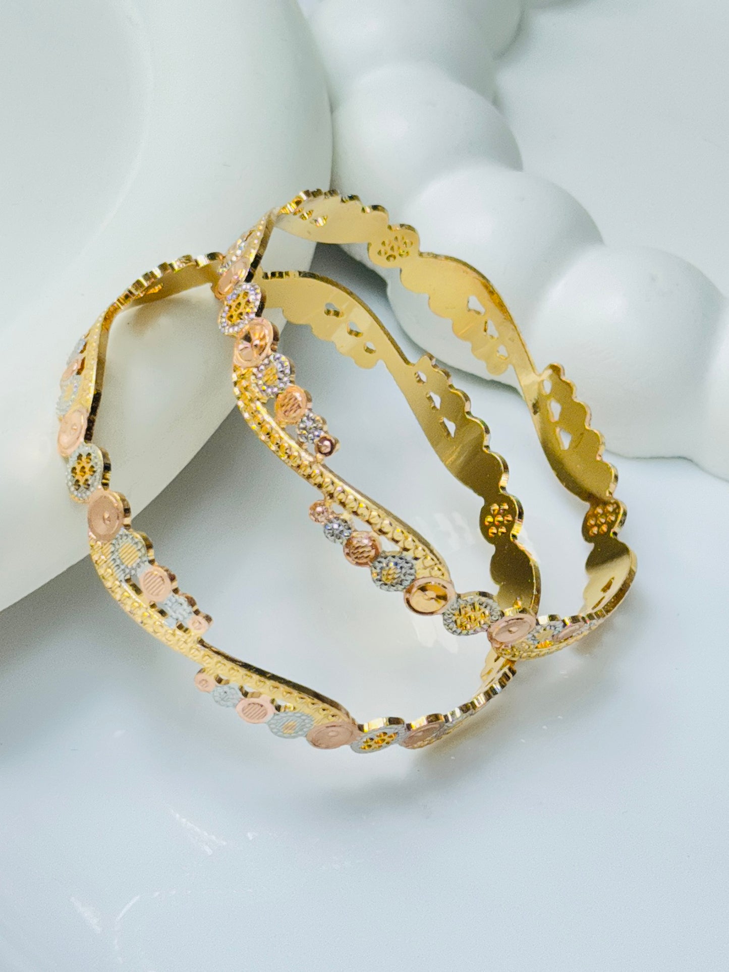 MICRO GOLD PLATED ANTI TARNISH BANGLES