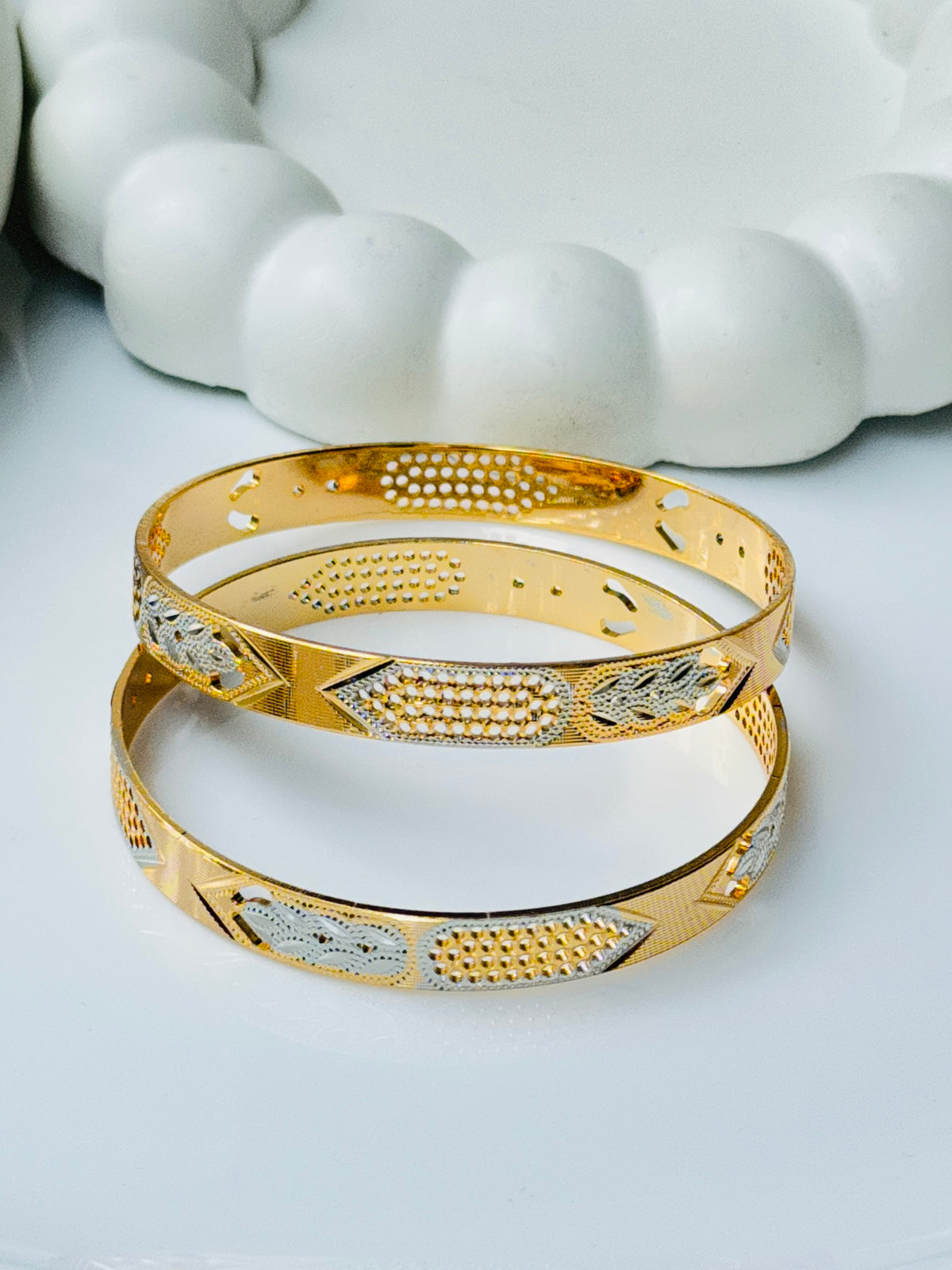 MICRO GOLD PLATED ANTI TARNISH BANGLES – TKS FASHIONS