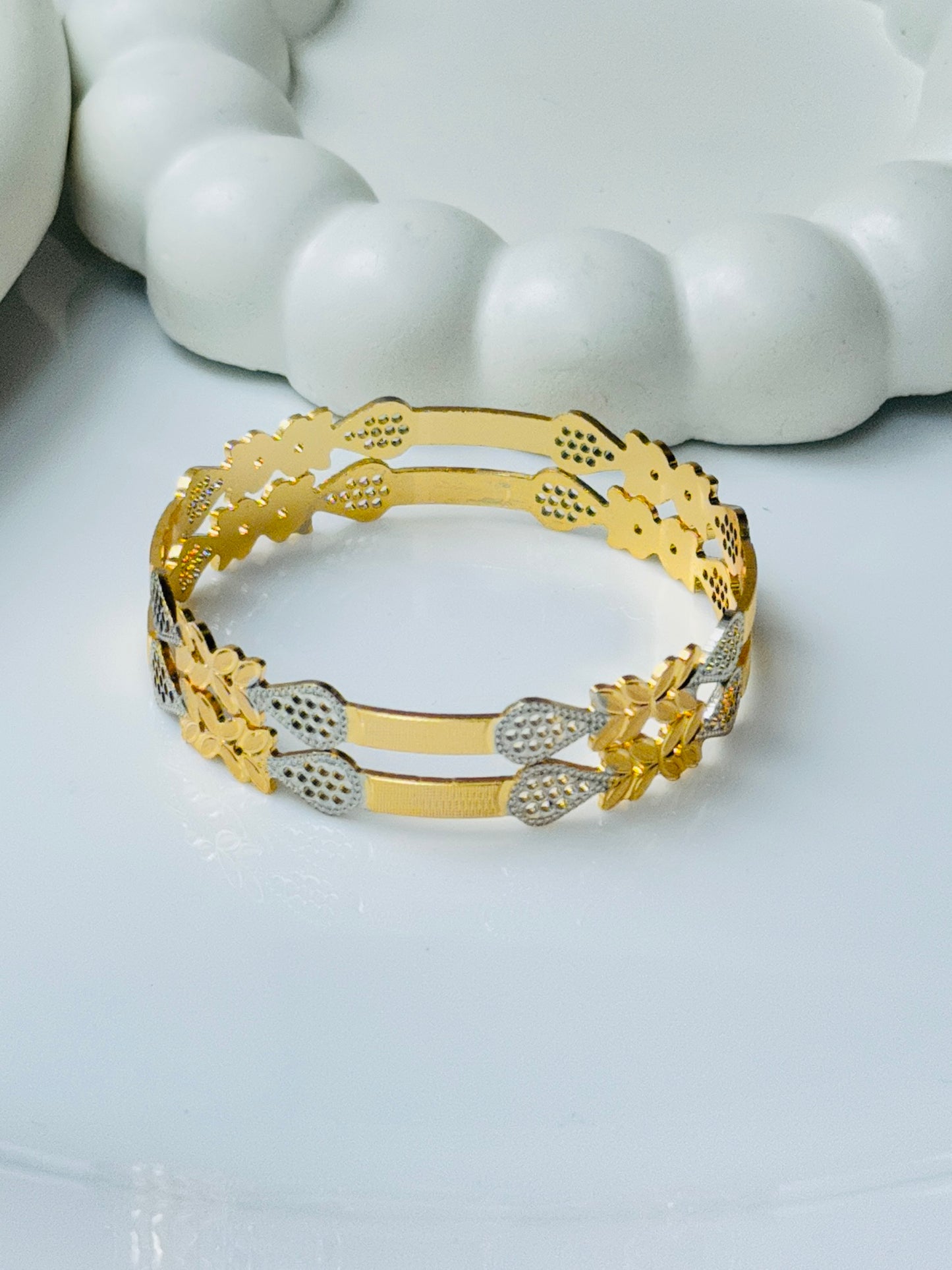 MICRO GOLD PLATED ANTI TARNISH BANGLES