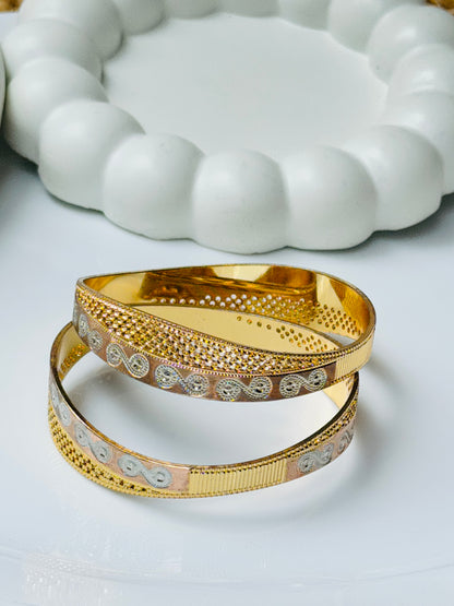 MICRO GOLD PLATED ANTI TARNISH BANGLES