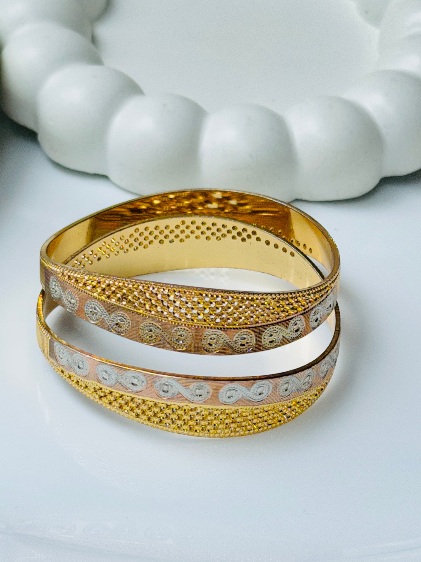 MICRO GOLD PLATED ANTI TARNISH BANGLES