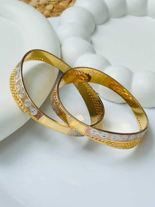 MICRO GOLD PLATED ANTI TARNISH BANGLES