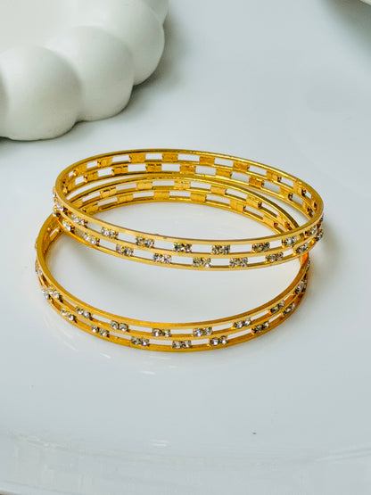 MICRO GOLD PLATED ANTI TARNISH BANGLES