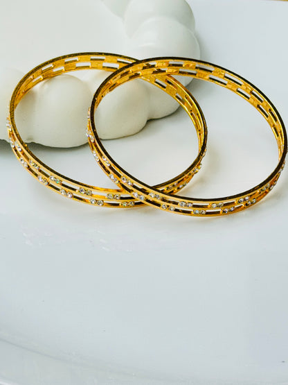 MICRO GOLD PLATED ANTI TARNISH BANGLES