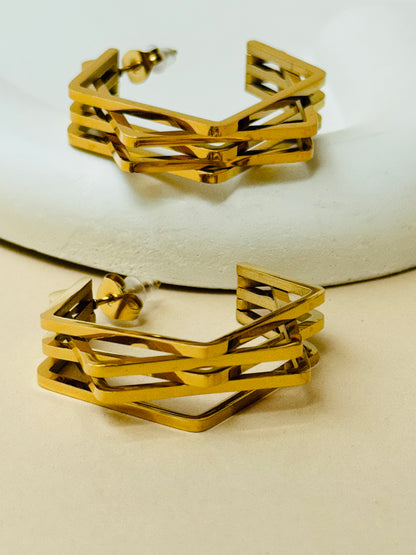18K GOLD PLATED EARRINGS