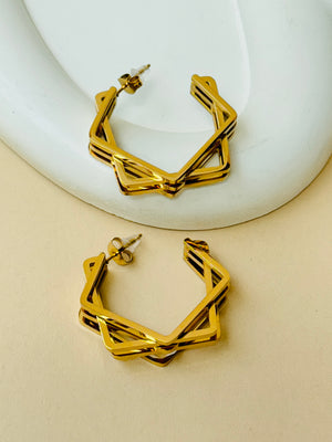 18K GOLD PLATED EARRINGS