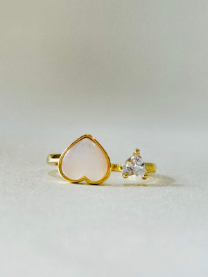 ADJUSTABLE 18K GOLD PLATED ANTI TARNISH RING