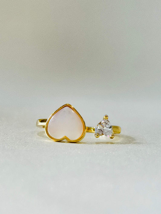 ADJUSTABLE 18K GOLD PLATED ANTI TARNISH RING