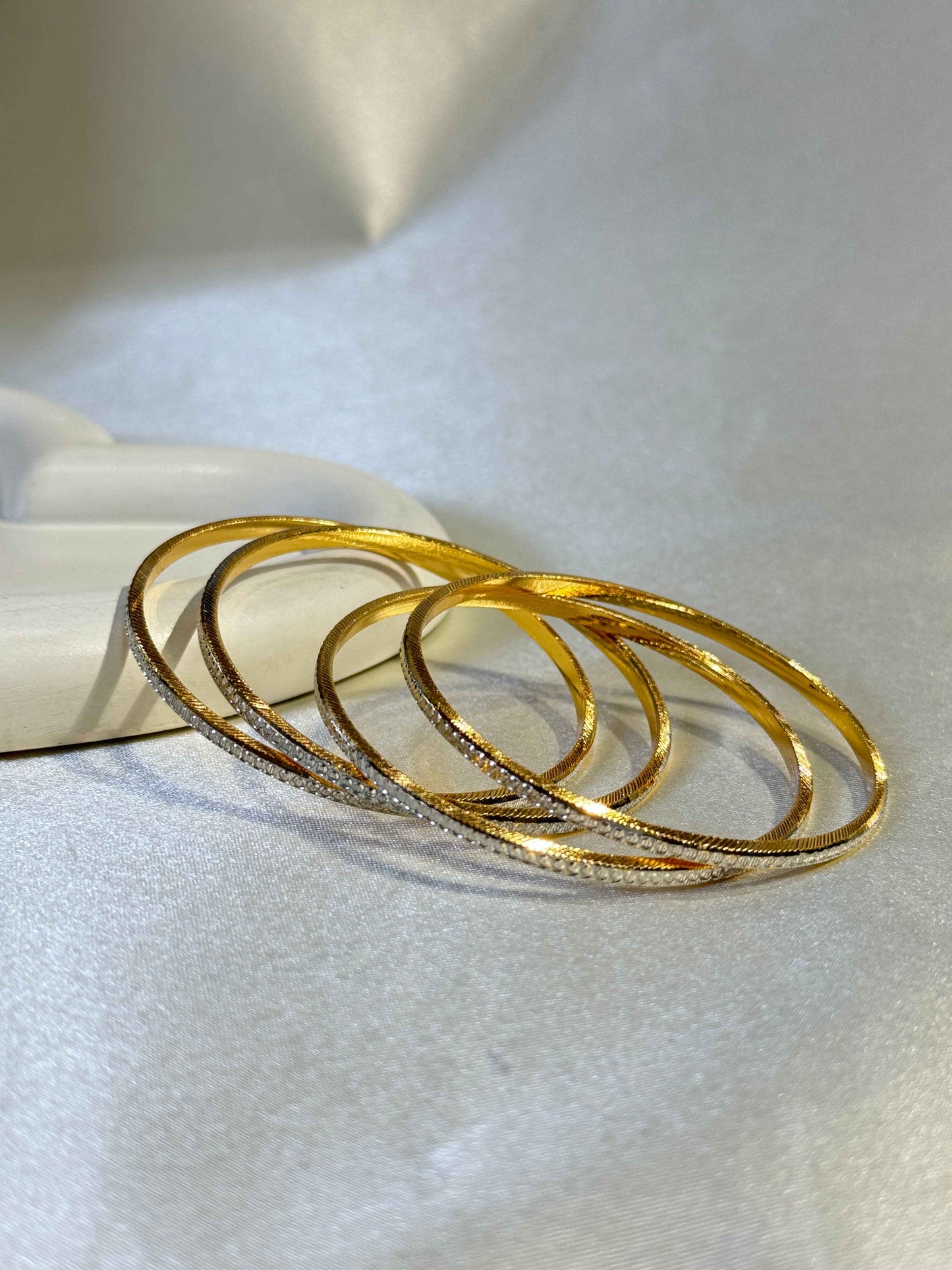 MICRO GOLD PLATED ANTI TARNISH BANGLES