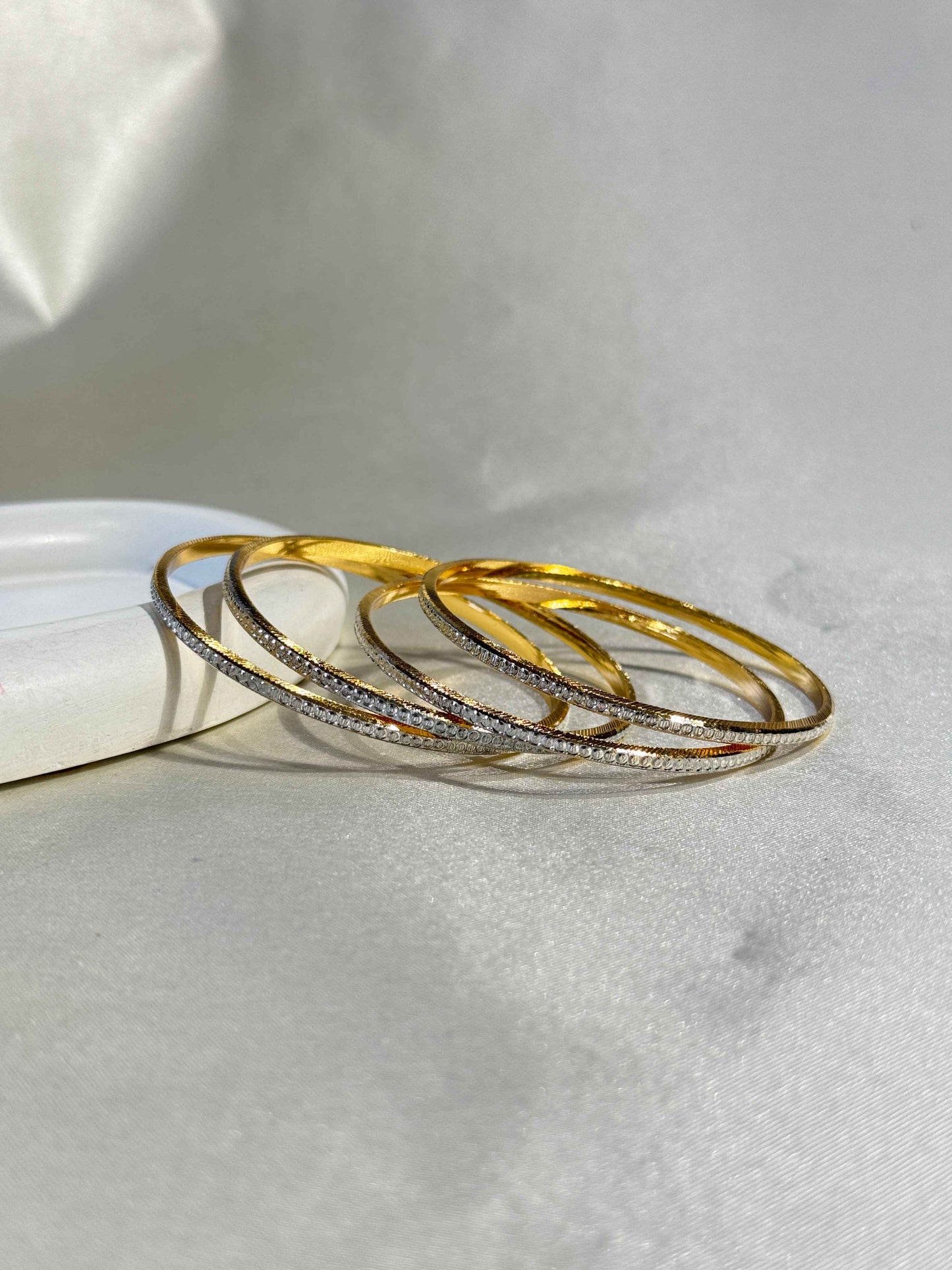 MICRO GOLD PLATED ANTI TARNISH BANGLES