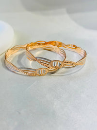 ROSE GOLD PLATED BANGLES