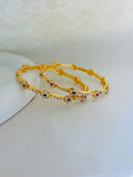 ANTIQUE MICRO GOLD PLATED BANGLES