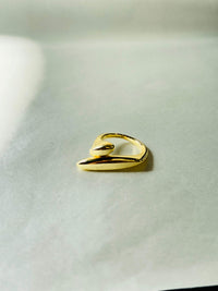 18K GOLD PLATED ADJUSTABLE RING