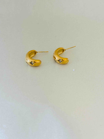 18K GOLD PLATED ANTI TARNISH EARRINGS