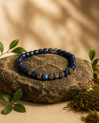 NATURAL LAPIS LAZULI STONE BRACELET