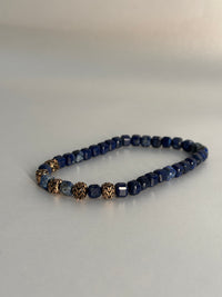 NATURAL LAPIS LAZULI STONE BRACELET