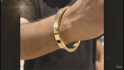 MENS 22K GOLD PLATED ANTI TARNISH KADA